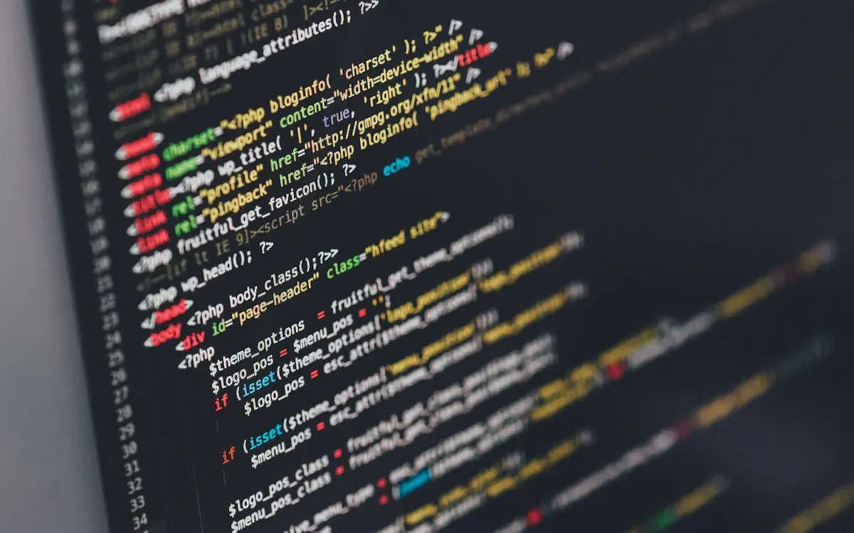 About Us 6 PHP code on a screen during web development of a SpellMistake tool